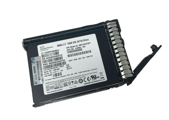 HP 120GB SATA 6Gb/s Read Intensive-3 2.5 inch Solid State Drive (SSD)  with SmartDrive Carrier