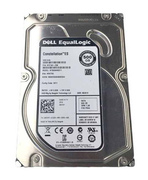 Dell 500GB SATA 6Gb/s 7200RPM 64MB Cache 3.5 inch Hard Disk Drive