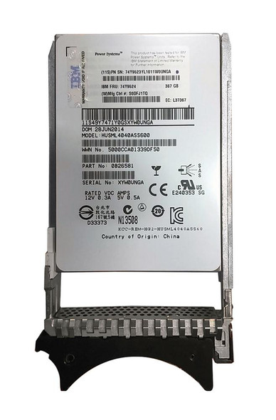 IBM 387GB Multi Level Cell (MLC) SAS 6Gb/s 2.5 inch Solid State Drive (SSD)