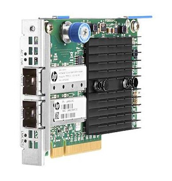 HP 10GB 2Ports 546FLR-SFP+ PCI-Express 3.0 X8 Optical Fibre Network Interface Card