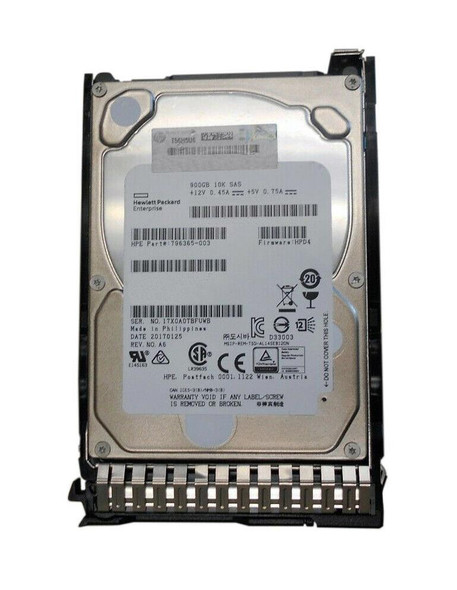 HP 900GB SAS 12Gb/s 10000RPM 2.5 inch Hard Disk Drive