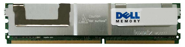 Dell 512MB DDR2-667MHz PC2-5300 ECC Fully Buffered CL5 240-Pin DIMM Single Rank Memory Module