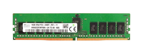 Hynix 16GB 2400MHz DDR4 PC4-19200 ECC Registered CL17 288-Pin DIMM 1.2V Dual Rank Memory Module