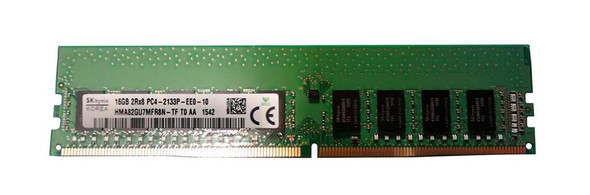 Hynix 16GB DDR4-2133MHz PC4-17000 288-Pin DIMM 1.2V Dual Rank ECC Unbuffered CL15 Memory Module