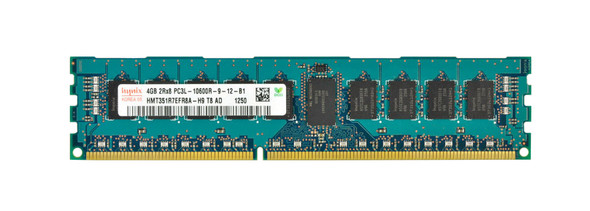 Hynix 4GB 1333MHz DDR3 PC3-10600 ECC Registered CL9 240-Pin DIMM 1.35V Low Voltage Dual Rank Memory Module