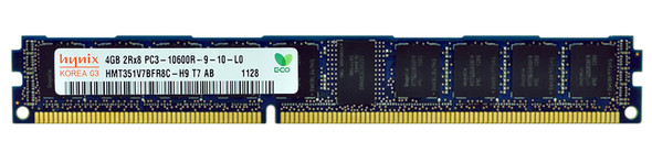 Hynix 4GB 1333MHz DDR3 PC3-10600 ECC Registered CL9 240-Pin (VLP) DIMM 1.5V Dual Rank x8 Memory Module