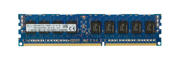 Hynix 8GB 1866MHz DDR3 PC3-14900 ECC Registered CL13 240-Pin DIMM 1.5V Dual Rank x8 Memory Module