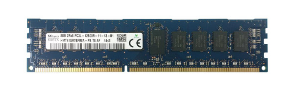 Hynix 8GB 1600MHz DDR3 PC3-12800 ECC Registered CL11 240-Pin DIMM 1.35V Low Voltage Dual Rank Memory Module