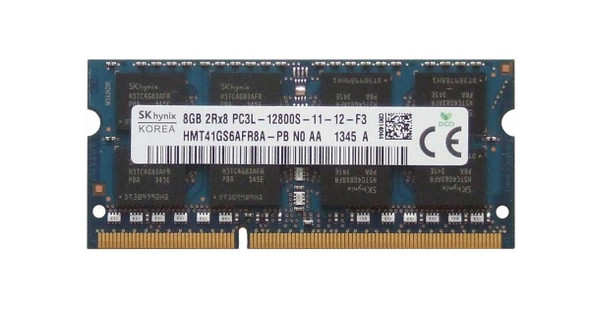 Hynix 8GB DDR3-1600MHz PC3-12800 non-ECC Unbuffered CL11 204-Pin SoDimm 1.35V Low Voltage Dual Rank Memory Module