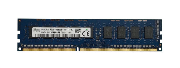 Hynix 8GB 1600MHz DDR3 PC3-12800 ECC Unbuffered CL11 240-Pin DIMM 1.35V Low Voltage Dual Rank Memory Module