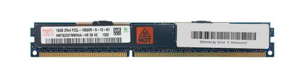 Hynix 16GB 1333MHz DDR3 PC3-10600 ECC Registered CL9 240-Pin (VLP) DIMM 1.35V Dual Rank x4 Memory Module