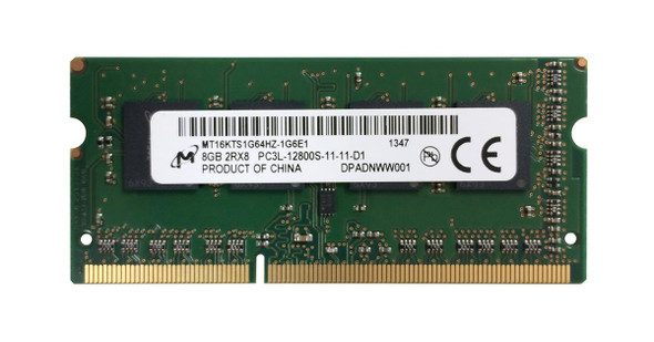 Micron 8GB 1600MHz DDR3 PC3-12800 Unbuffered non-ECC CL11 204-Pin Sodimm 1.35V Low Voltage Memory