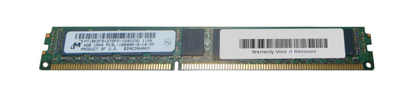 Micron 4GB 1333MHz DDR3 PC3-10600 Registered ECC CL9 240-Pin DIMM 1.35V Low Voltage Very Low Profile (VLP) Single Rank Memory