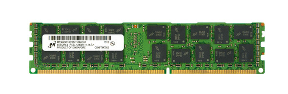 Micron 8GB 1600MHz DDR3 PC3-12800 Registered ECC CL11 240-Pin DIMM 1.35V Low Voltage Dual Rank Memory