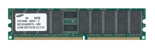 Samsung 512MB 266MHz DDR PC2100 Registered ECC CL2.5 184-Pin DIMM Memory