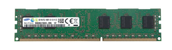 Samsung 4GB 1866MHz DDR3 PC3-14900 Registered ECC CL13 240-Pin DIMM Single Rank Memory