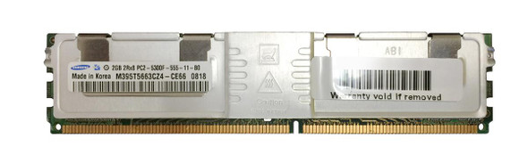 Samsung 2GB DDR2-667MHz PC2-5300 ECC Fully Buffered CL5 240-Pin DIMM Dual Rank Memory Module