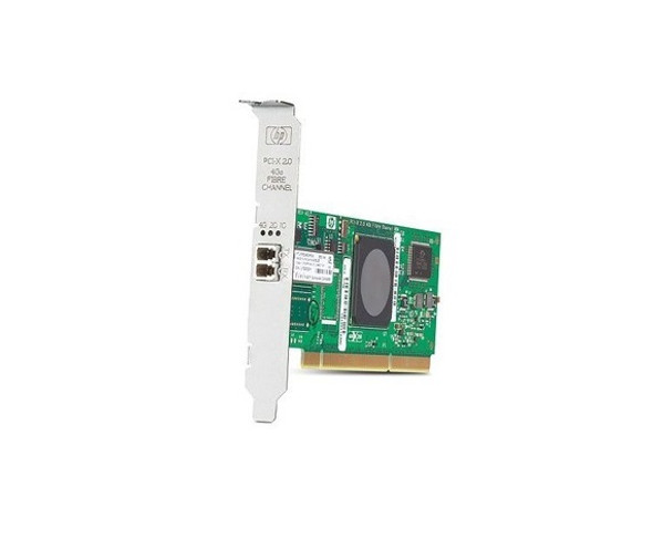 HP StorageWorks 4GB Single Channel PCI-X 2.0 64 Bit 266Mhz Fibre Channel Host Bus Adapter with Standard Bracket Card