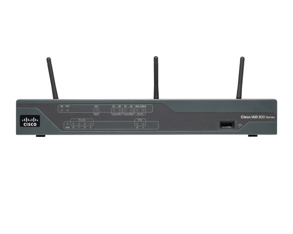 Cisco 881 Fast Ethernet Secure Router with dual radio 802.11n WiFi wireless router 802.11b/g/n desktop