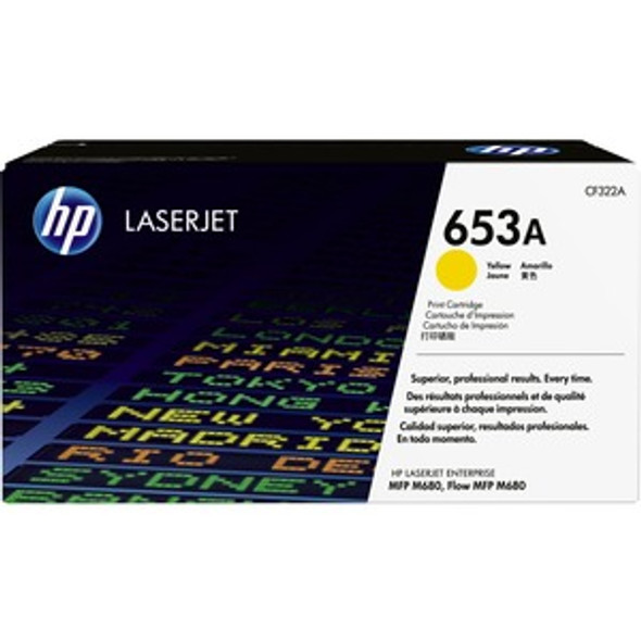 HP 653a Gelb LaserJet Toner