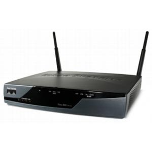 Cisco 871 Ethernet to Ethernet Wireless Router 4 x 10/100Base-TX LAN 1 x 10/100Base-TX WAN IEEE 802.11b/g