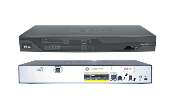 Cisco 887VA 5Ports SlotsADSL Desktop Integrated Services Router