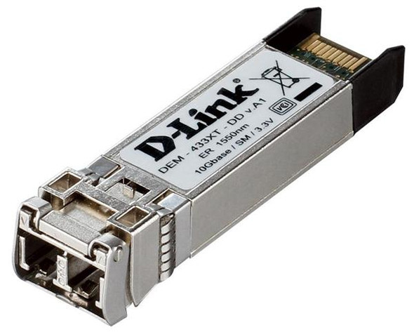 D-Link 10Gb/s 10GBase-ER 40km 1550nm Duplex LC Connector SFP+ Single-mode Fiber Transceiver Module