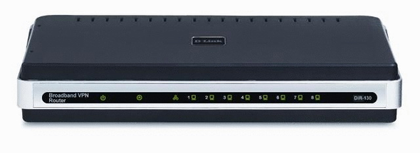 D-Link Ethernet VPN Router 8-Port 10/100 Ethernet Switch