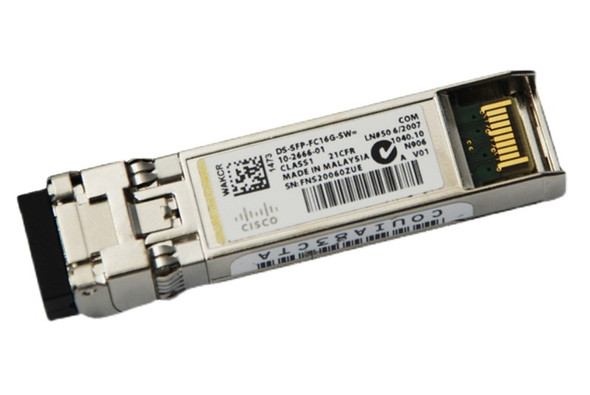 Cisco 16Gb/s Multi-mode Fibre Shortwave Fibre Channel 850nm LC Connector SFP+ Transceiver Module
