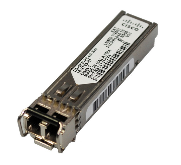 Cisco 4Gb/s Multi-mode Fibre Short Wave Fibre Channel 300m 850nm Duplex LC Connector SFP Transceiver Module