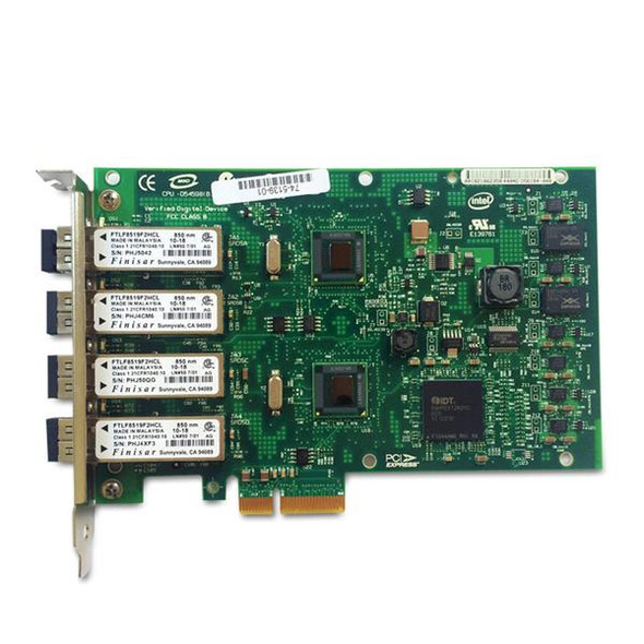 Intel PRO/1000 PF 4Ports LC 1Gb/s 1000Base-SX Gigabit Ethernet PCI Express x4 Server Network Adapter
