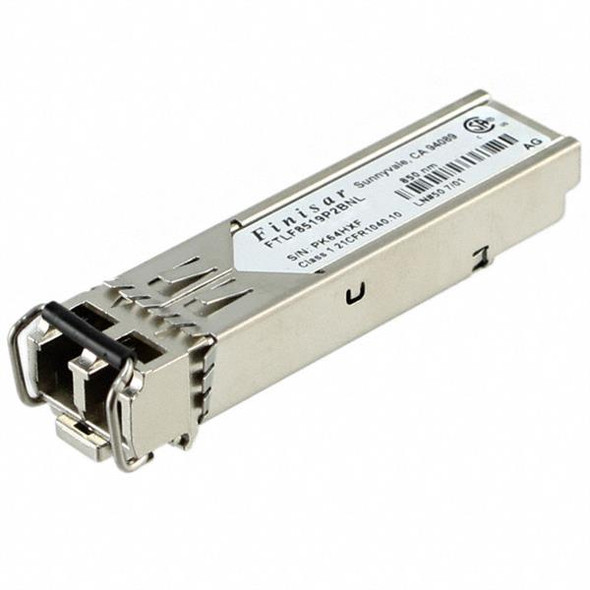 Finisar Corporation 2Gb/s 1000Base-SX 850nm 550m Multi-Mode Duplex LC Connector SFP Transceiver Module