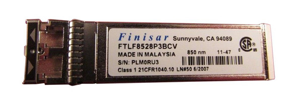 Finisar Corporation 8Gb/s 850nm Fibre Channel Multi-Mode SFP+ Transceiver Module
