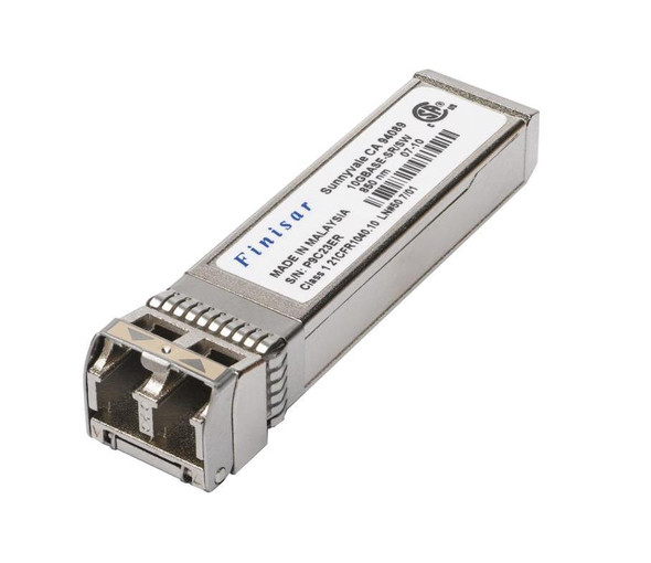 Finisar Corporation 10Gb/s 10GBase-SR/SW 850nm Multi-Mode Fibre SFP+ Multi-Mode Fibre Transceiver Module