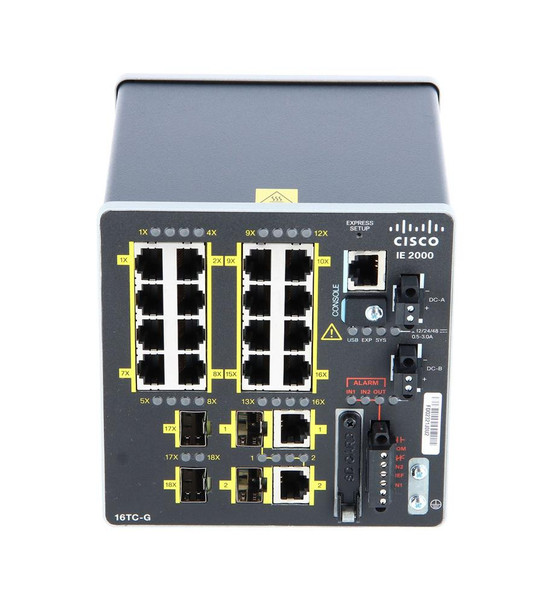 Cisco 16 Port 16 x 10/100Base-TX + 4 x SFP Manageable Layer2 Rail-Mountable Ethernet Net Switch