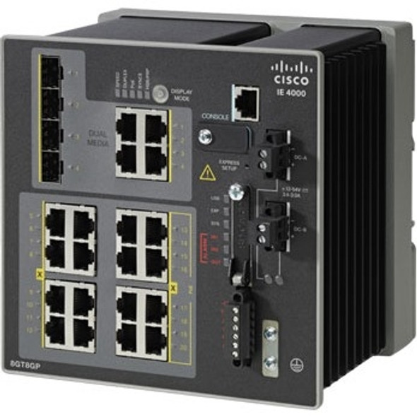 Cisco 4000 20Ports 10/100/1000Base-T RJ-45 4x Gigabit Ethernet Uplink Ports Manageable Layer3 Switch