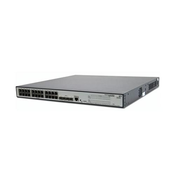 HP ProCurve V1910-24G-PoE (170-Watts) 24Ports Managed Gigabit Ethernet Net Switch with 4 x SFP (empty) 1U Rack Mountable