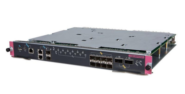 HP 2.4Tb/s Fabric with 8Ports 1/10GbE SFP+ and 2 Port 40GbE QSFP+ Main Processing Unit