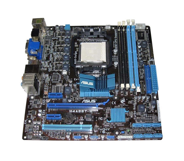 ASUS Socket AM3/ AMD 880G/ Hybrid CrossFireX/ HDMI/ A&V&GbE/ MATX Motherboard System Board