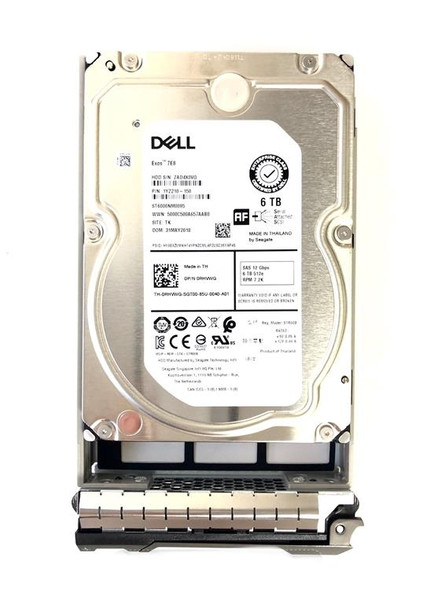 Dell 6TB SAS 12Gb/s 7200RPM 3.5 inch Hard Disk Drive Gen13 with Tray