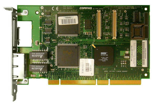 HP NC3131 PCI-X 64-Bit 10 / 100Base-T Dual Port Fast Ethernet Network Interface Card (NIC)