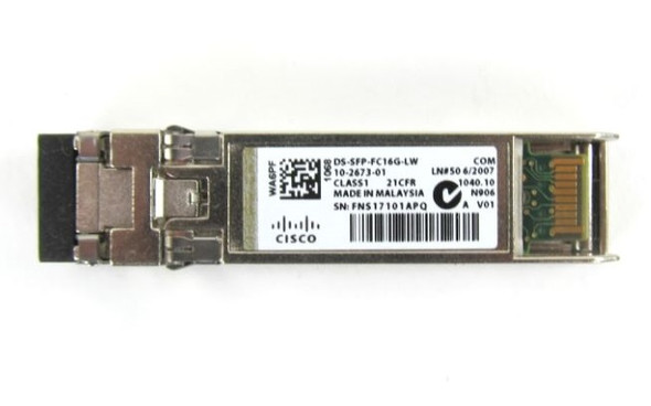 Cisco SFP+ Transceiver module 16Gb Fibre Channel (Long Wave)