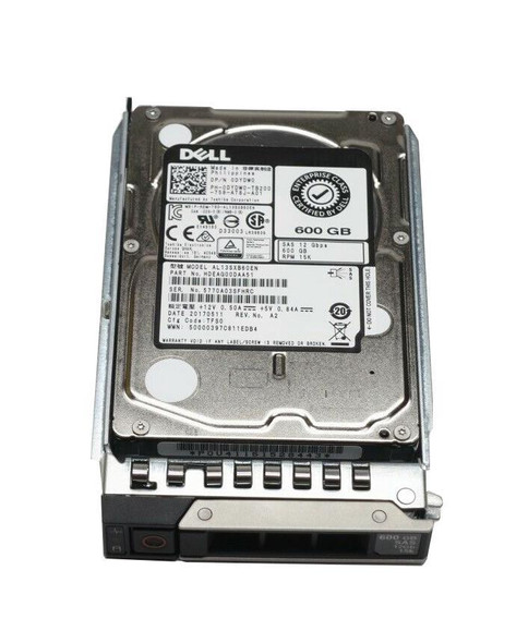 Dell 600GB SAS 12Gb/s 15000RPM Hot Swap 2.5 inch Hard Disk Drive