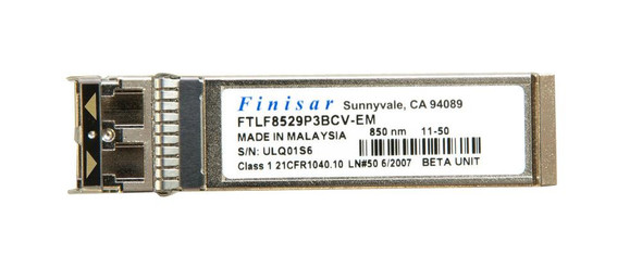 Finisar Corporation 16Gb/s 850nm Short-Wavelength SFP+ Transceiver Module