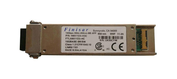 Finisar Corporation 10Gb/s 10GBase-SR 850nm XFP Multi-Mode Fibre Transceiver Module