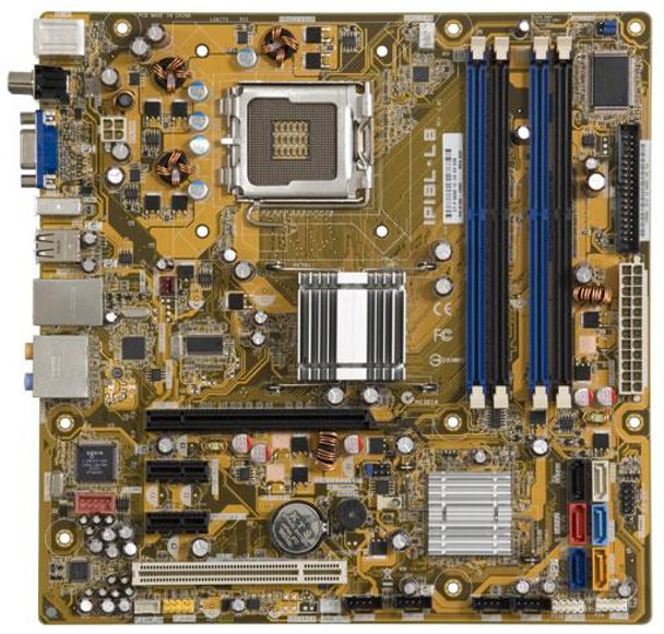 Asus Intel G33 DDR2 4 Slot Socket Type LGA775 Motherboard (System Board)