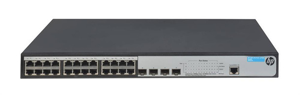 HP OfficeConnect 1920-24G-PoE+ 24Ports PoE+ 10/100/1000 with 4 Gigabit SFP Port Managed Layer3 Gigabit Ethernet Net Switch