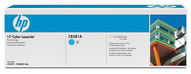 HP 824A Toner Cartridge (Cyan) for HP Color LaserJet CP6015/CM6040 Series Printer