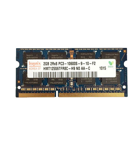 Hynix 2GB DDR3-1333MHz PC3-10600 non-ECC Unbuffered CL9 204-Pin SoDimm 1.5V Dual Rank Memory Module