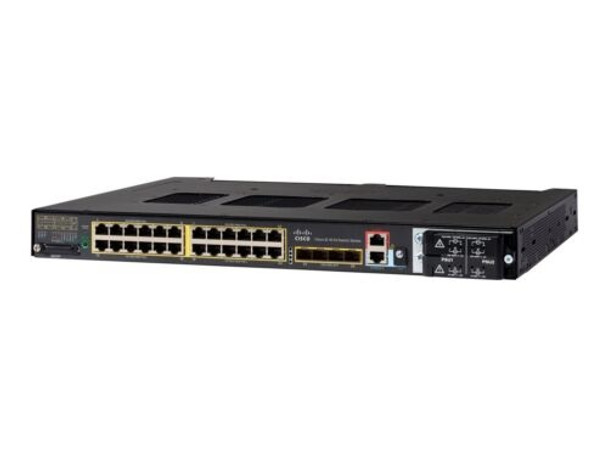 Cisco IE 4010 28-Ports 24 x 10/100/1000 + 4 x 10/100/1000/SFP Uplink PoE+ Layer 3 Managed Rack-Mountable Ethernet Switch